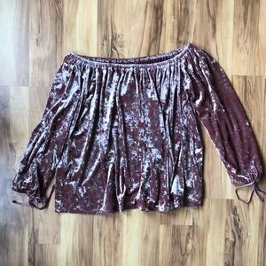 Off the shoulder top